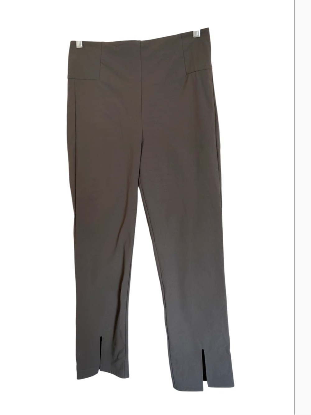 Athleta Wander Slim Straight Crop Ankle Slit Pants size 10